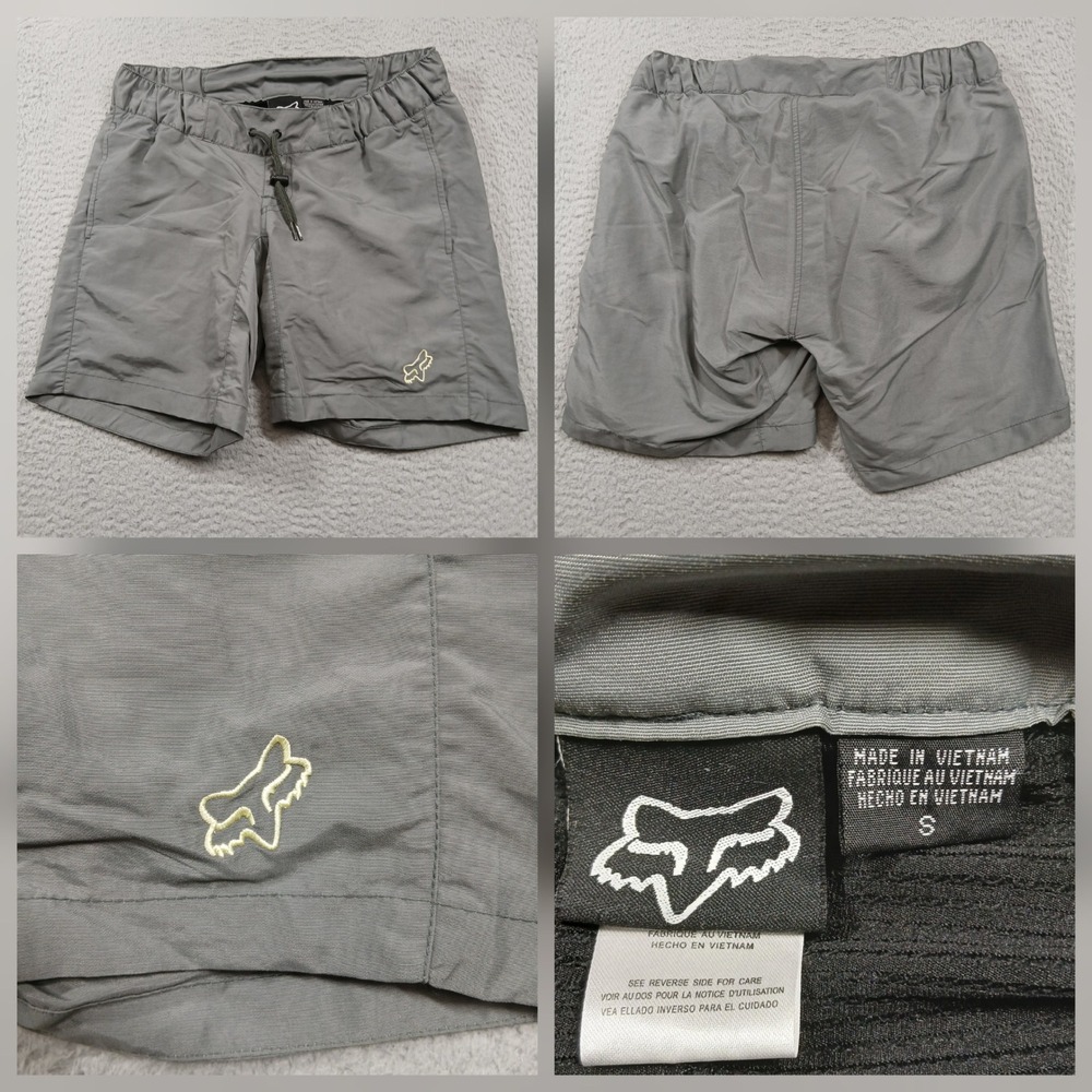 Fox Racing Shorts Men's S Gray Elastic Waist Athletic Casual